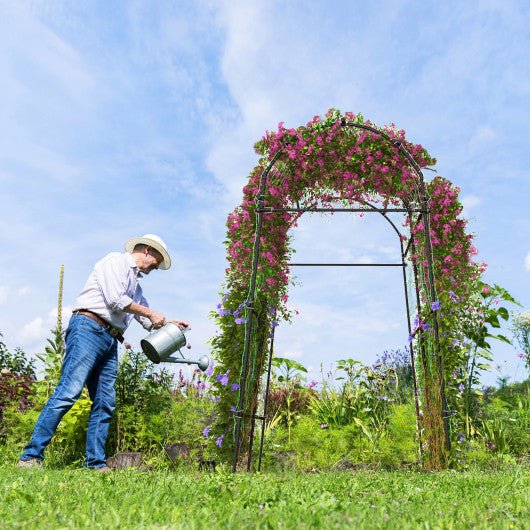  - Garden Arch Trellis with PE Coated Metal Structure - Outdoor Style Company