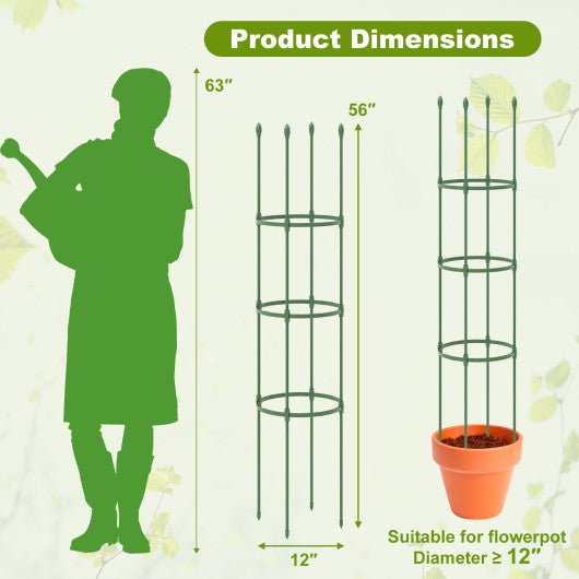  - Garden Arch Trellis with PE Coated Metal Structure - Outdoor Style Company