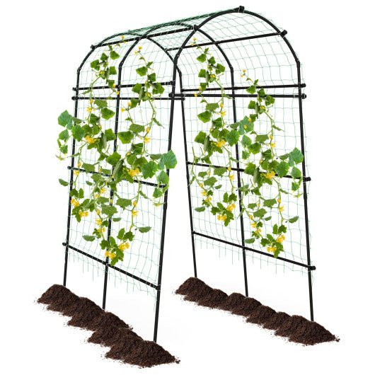  - Garden Arch Trellis with PE Coated Metal Structure - Outdoor Style Company