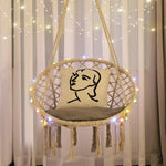  - Hammock Chair LED Lights Hanging Swing Indoor Outdoor - Outdoor Style Company