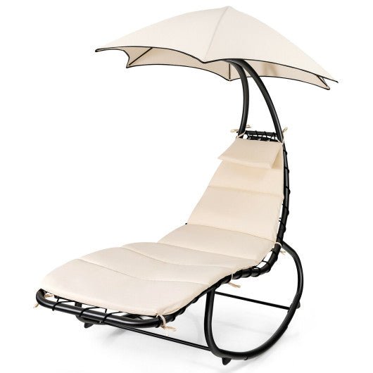  - Hammock Swing Lounger Chair with Shade Canopy - Outdoor Style Company