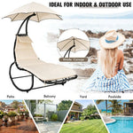  - Hammock Swing Lounger Chair with Shade Canopy - Outdoor Style Company