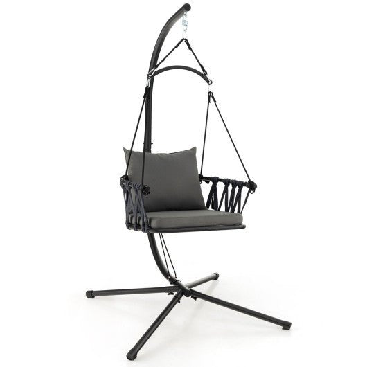  - Hanging Swing Chair with Stand - Outdoor Style Company