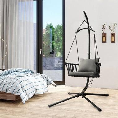  - Hanging Swing Chair with Stand - Outdoor Style Company