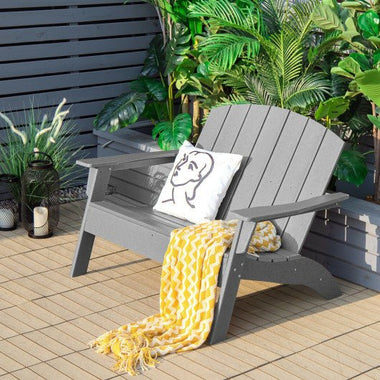  - HDPE Patio Adirondack Chair for Porch Garden Backyard - Outdoor Style Company