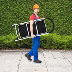  - Heavy Duty Industrial Lightweight Folding Stool 3 Step Ladder - Outdoor Style Company