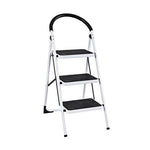  - Heavy Duty Industrial Lightweight Folding Stool 3 Step Ladder - Outdoor Style Company