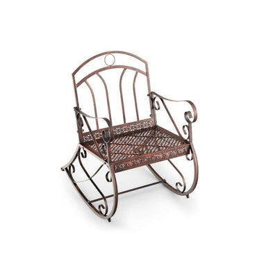  - Heavy - Duty Patio Rocking Chair with Ergonomic Backrest and Armrests - Outdoor Style Company