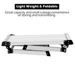  - Heavy Duty Portable Bench Aluminum Folding Step Ladder - Outdoor Style Company