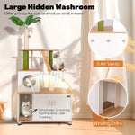  - Hidden Cat Washroom with Cat Tower for Indoor Cats - Outdoor Style Company