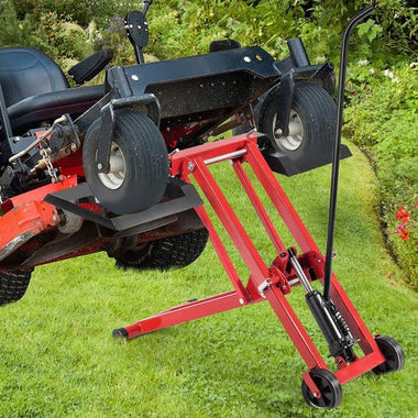  - Hydraulic Lawnmower Lift Jack for Tractors and Zero Turn Riding Lawn Mowers - Outdoor Style Company