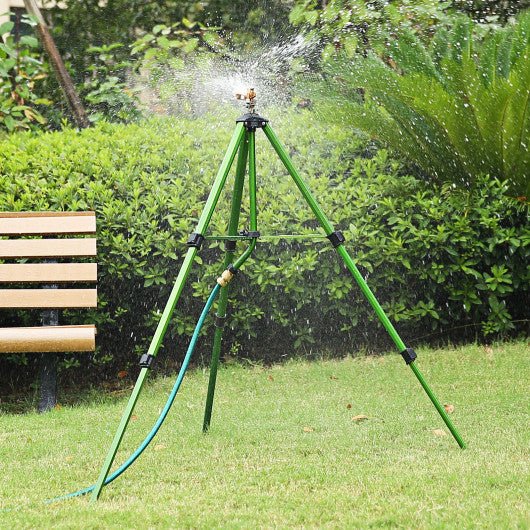  - Impact Sprinkler on Tripod Base Set of 2 with 360 Degree Rotation - Outdoor Style Company