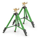  - Impact Sprinkler on Tripod Base Set of 2 with 360 Degree Rotation - Outdoor Style Company