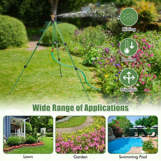  - Impact Sprinkler on Tripod Base Set of 2 with 360 Degree Rotation - Outdoor Style Company