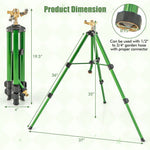  - Impact Sprinkler on Tripod Base Set of 2 with 360 Degree Rotation - Outdoor Style Company