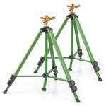  - Impact Sprinkler on Tripod Base Set of 2 with 360 Degree Rotation - Outdoor Style Company