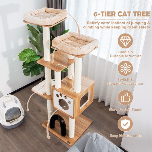  - Indoor Cat Tree Tower with Platform Scratching Posts - Outdoor Style Company