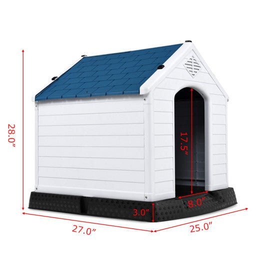  - Indoor/Outdoor Waterproof Plastic Dog House Pet Puppy Shelter - Outdoor Style Company