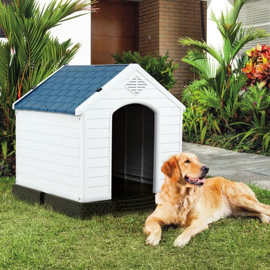  - Indoor/Outdoor Waterproof Plastic Dog House Pet Puppy Shelter - Outdoor Style Company