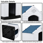  - Indoor/Outdoor Waterproof Plastic Dog House Pet Puppy Shelter - Outdoor Style Company