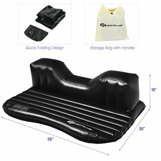  - Inflatable Backseat Flocking Mattress Car SUV Travel with Pump - Outdoor Style Company