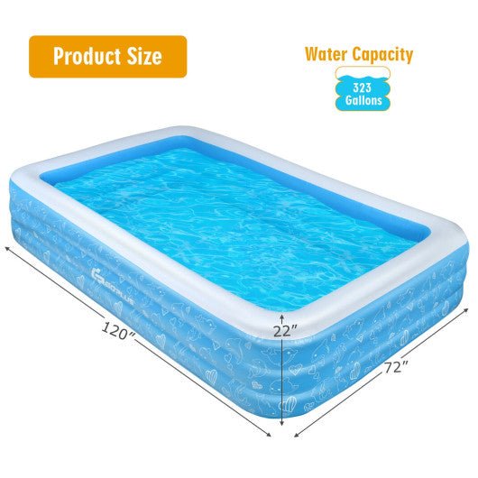  - Inflatable Full - Sized Family Swimming Pool - Outdoor Style Company