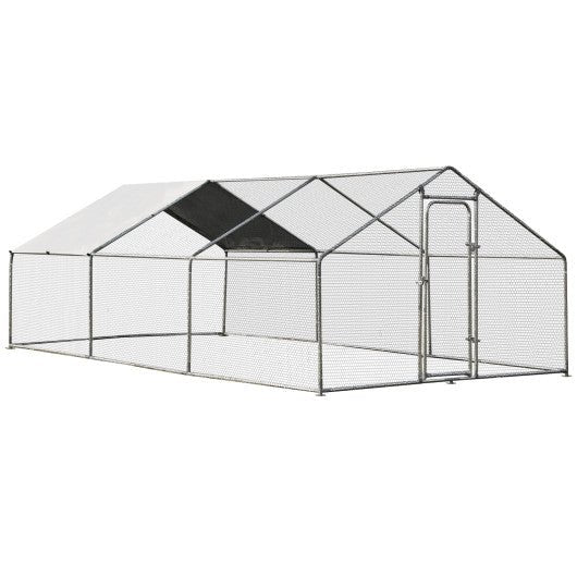  - Large Walk in Shade Cage Chicken Coop with Roof Cover - Outdoor Style Company