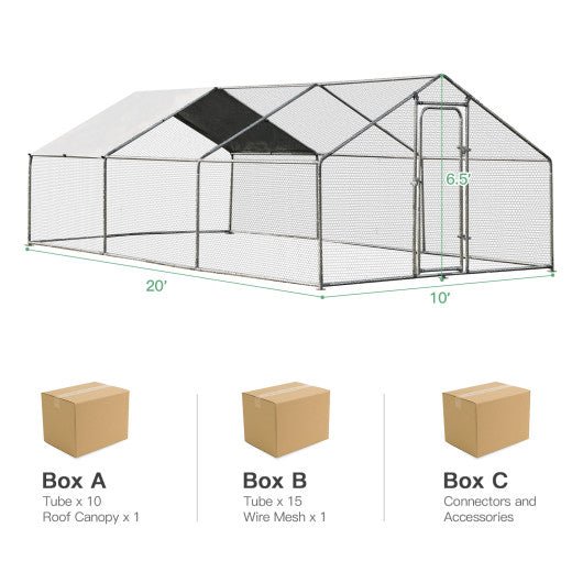  - Large Walk in Shade Cage Chicken Coop with Roof Cover - Outdoor Style Company