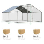  - Large Walk in Shade Cage Chicken Coop with Roof Cover - Outdoor Style Company