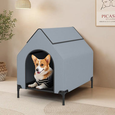  - Large/Middle/Small Outdoor Elevated Pet House with Ventilated Windows - Outdoor Style Company