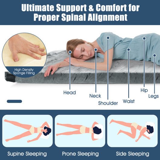  - Lightweight Portable Memory Camping Mattress with Carrying Bag - Outdoor Style Company