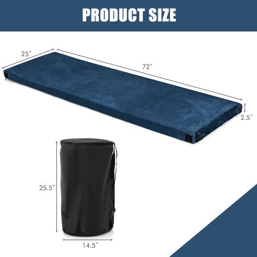  - Lightweight Portable Memory Camping Mattress with Carrying Bag - Outdoor Style Company