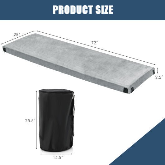  - Lightweight Portable Memory Camping Mattress with Carrying Bag - Outdoor Style Company