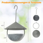  - Metal Hanging Bird Feeder and Bath with Weatherproof Dome - Outdoor Style Company