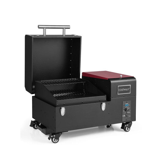  - Movable Pellet Grill and Smoker with Temperature Probe - Outdoor Style Company