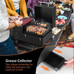  - Movable Pellet Grill and Smoker with Temperature Probe - Outdoor Style Company