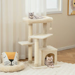  - Multi - layer Cat Tree with Perch and Hanging Ball - Outdoor Style Company