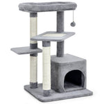  - Multi - layer Cat Tree with Perch and Hanging Ball - Outdoor Style Company