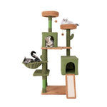  - Multi - level Cactus Cat Tree with Scratching Posts Ladder Double Condos and Toys Bed - Outdoor Style Company