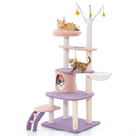  - Multi - level Cat Tower with Sisal Covered Scratching Posts - Outdoor Style Company