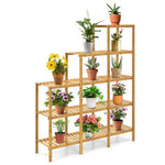  - Multifunctional Bamboo Shelf Display Organizer - Outdoor Style Company