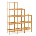  - Multifunctional Bamboo Shelf Display Organizer - Outdoor Style Company