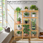  - Multifunctional Bamboo Shelf Storage Organizer Rack - Outdoor Style Company