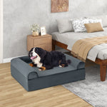  - Orthopedic Dog Bed Memory Foam Pet Bed with Headrest for Large Dogs - Outdoor Style Company