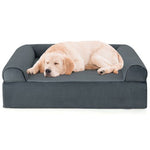  - Orthopedic Dog Bed Memory Foam Pet Bed with Headrest for Large Dogs - Outdoor Style Company