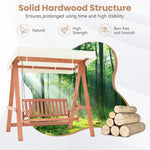  - Outdoor 2 - Seat Swing Bench w/ith A Frame and Sturdy Metal Hanging Chainsx - Outdoor Style Company