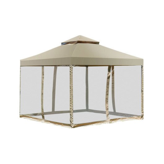  - Outdoor 2 - Tier 10 Feet x 10 Feet Screw - free Structure Shelter Gazebo Canopy - Outdoor Style Company