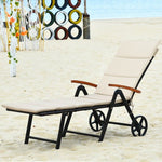  - Outdoor Chaise Lounge Chair Rattan Lounger Recliner Chair - Outdoor Style Company
