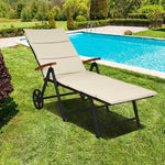 - Outdoor Chaise Lounge Chair Rattan Lounger Recliner Chair - Outdoor Style Company