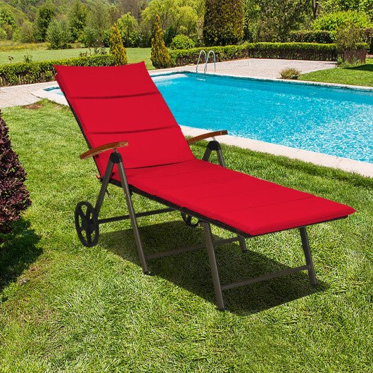  - Outdoor Chaise Lounge Chair Rattan Lounger Recliner Chair - Outdoor Style Company